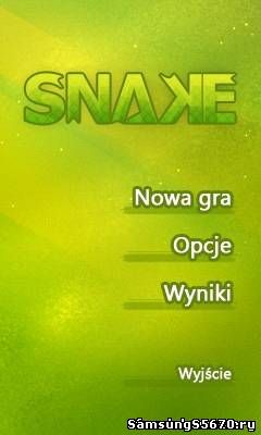 Игра Snake с акселерометром
